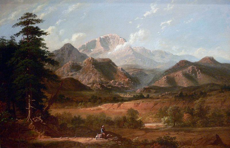 George Caleb Bingham View of Pikes Peak oil painting picture